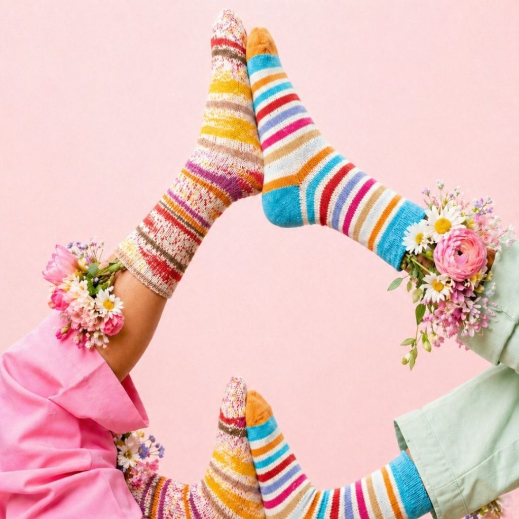 Calzini handmade primavera estate: il dettaglio creativo che cambia il look