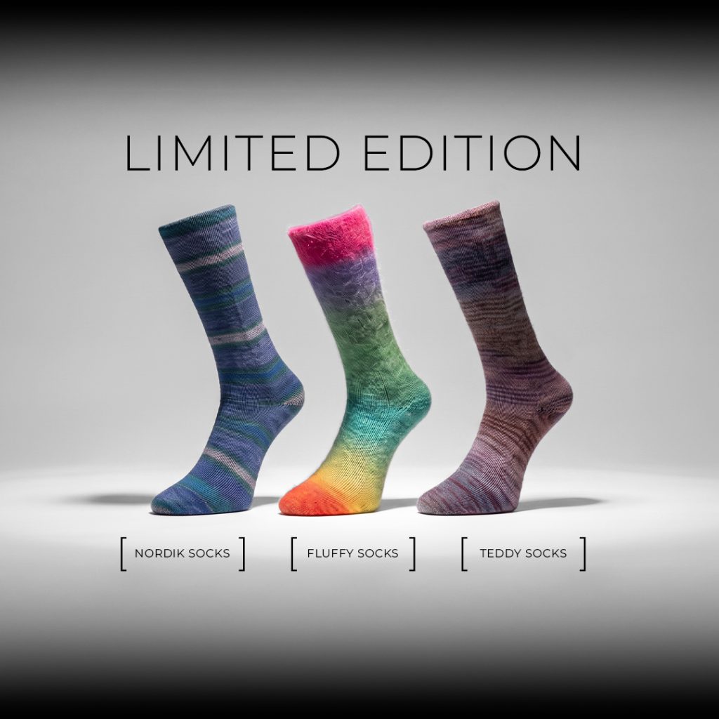 Limited Edition Socks: tre filati, nuovi colori e tutta la voglia di lavorare a maglia